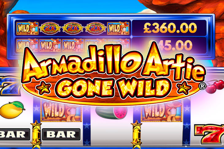 Armadillo Artie Gone Wild - DWG slot at Ruby Reels Casino Casino