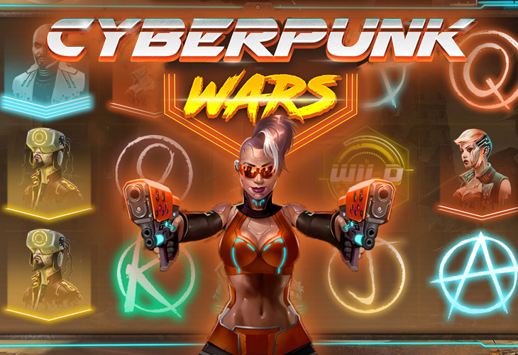 Cyberpunk Wars - Woohoo slot at Ruby Reels Casino Casino