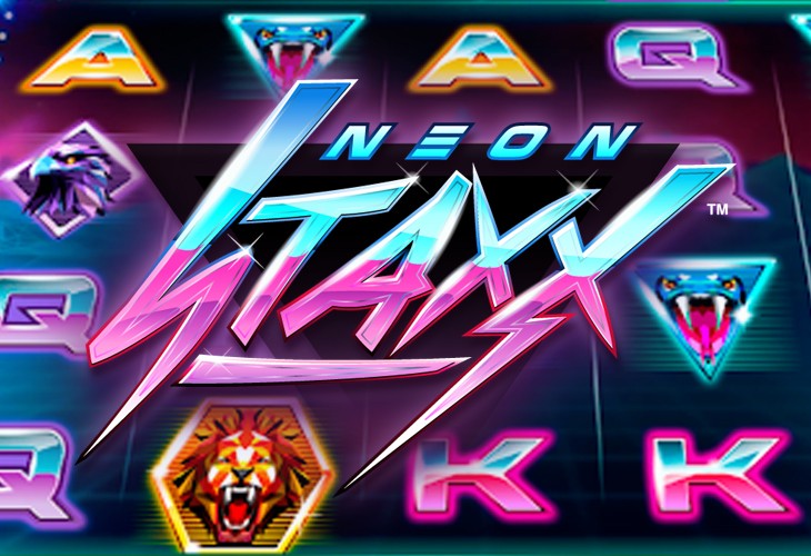 Neon Staxx - NetEnt slot at Ruby Reels Casino Casino