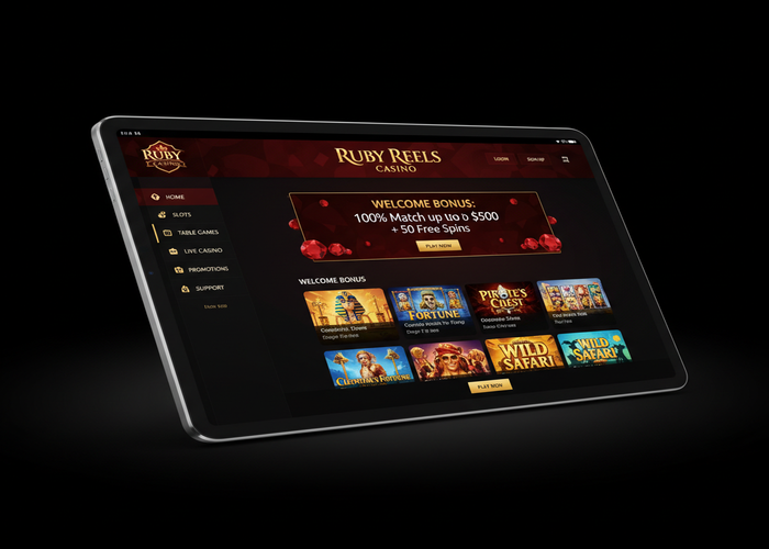 Ruby Reels Casino Casino in Tablet